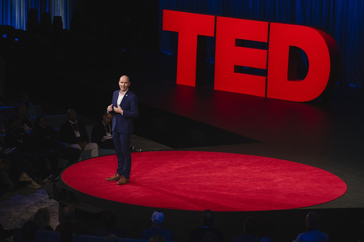Utah governor’s TED Talk urges US to resist hate, tribalism as